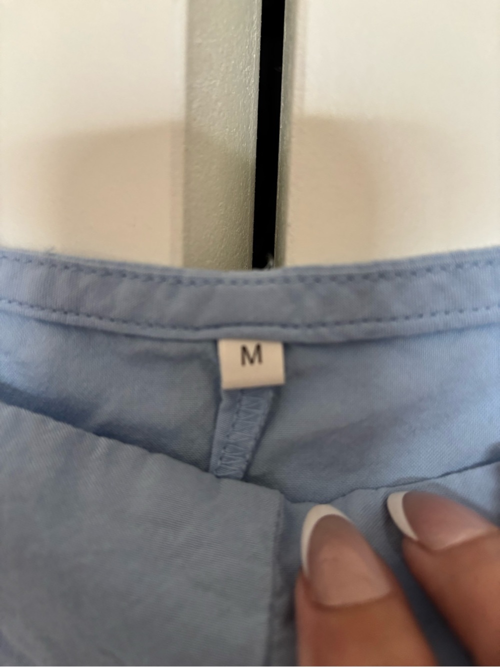 Light Blue Wide-Leg Jumpsuit - Picture 4 of 4